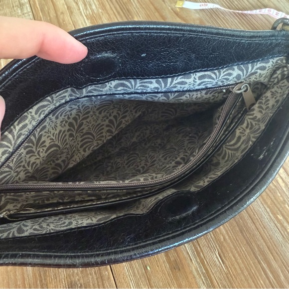 Hobo International Black Leather Chain Crossbody Bag - Picture 2 of 6
